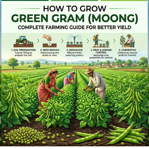 How to Grow Green Gram (Moong): Complete Farming Guide for Better Yield