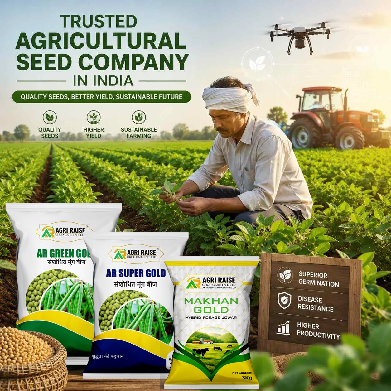 Trusted Agricultural Seed Company in India